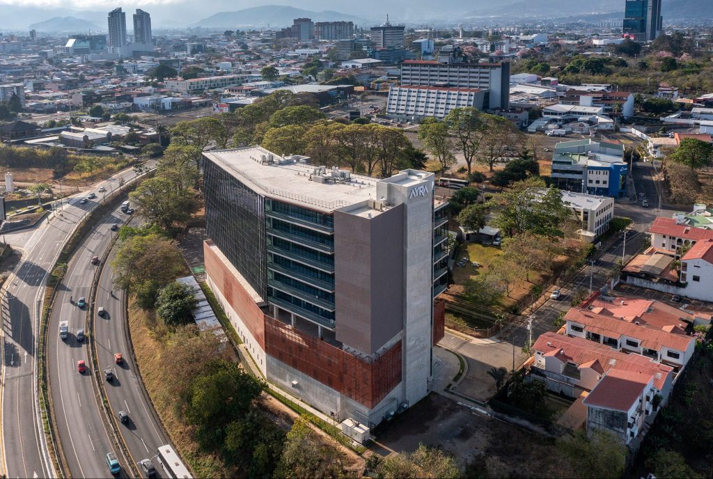 building and view