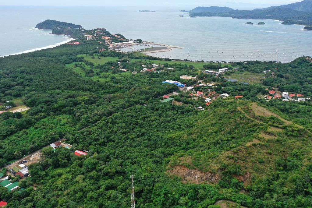 vista aerea flaming costa rica playa