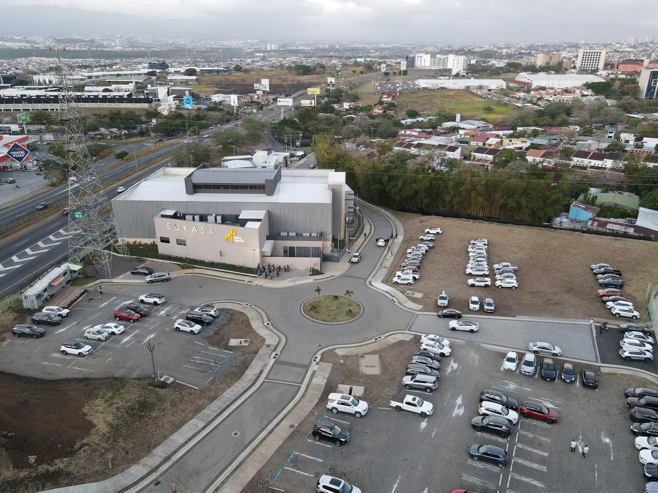 Foto Drone plaza comercial