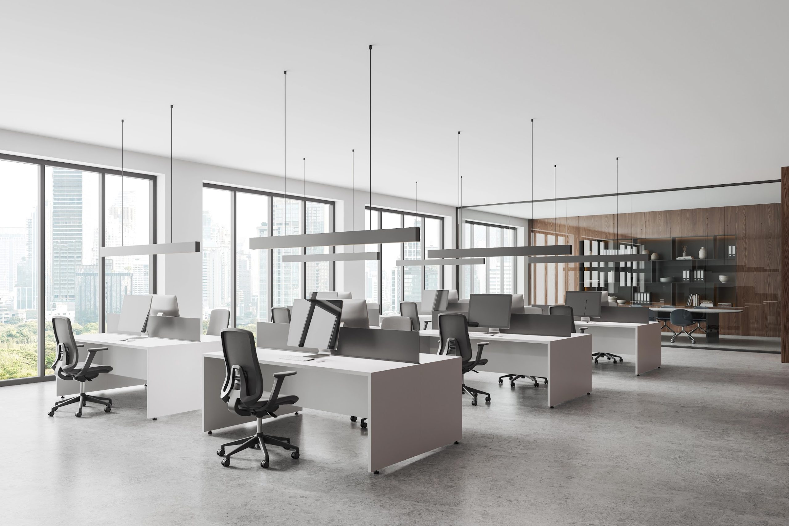 interior de oficina moderna