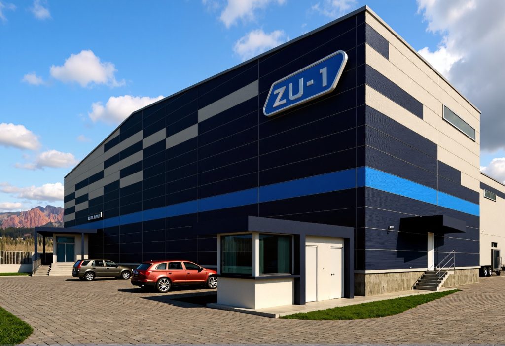 espacio industrial render